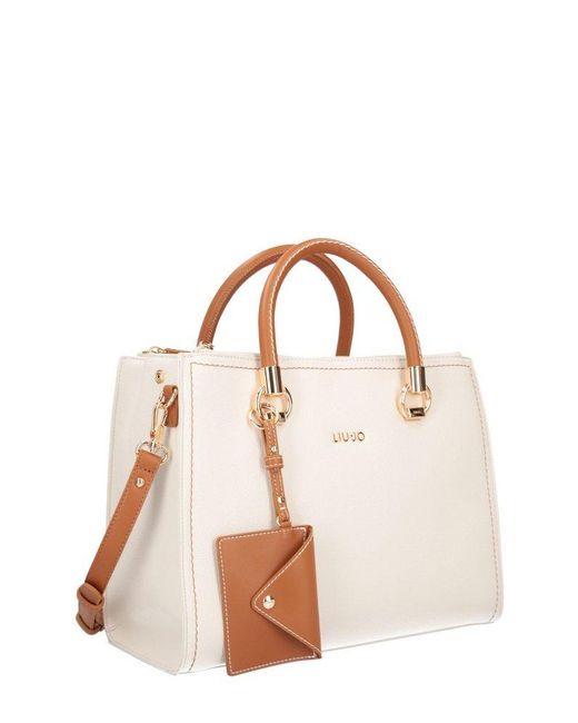 Liu Jo Pink Logo Lettering Handbag