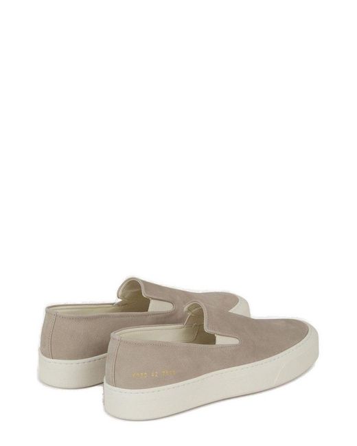 Common Projects Gray Nobuck Slip-on Loafers for men