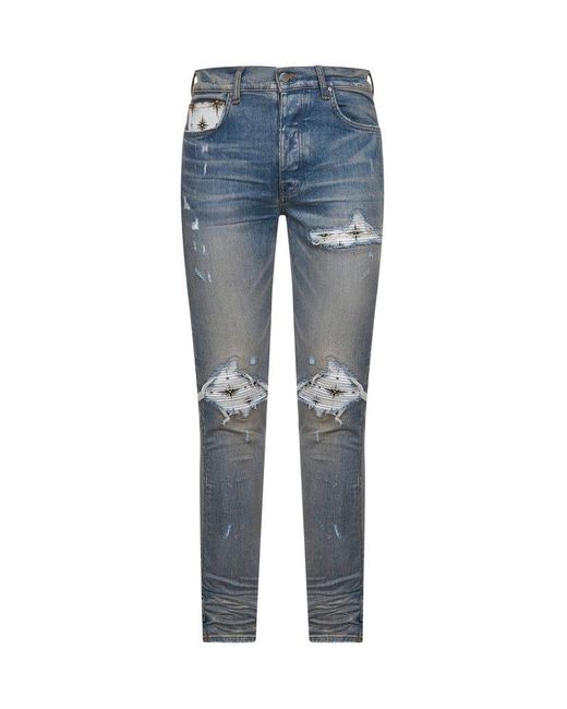 Amiri Blue Micro Starburst Mx1 Jeans for men