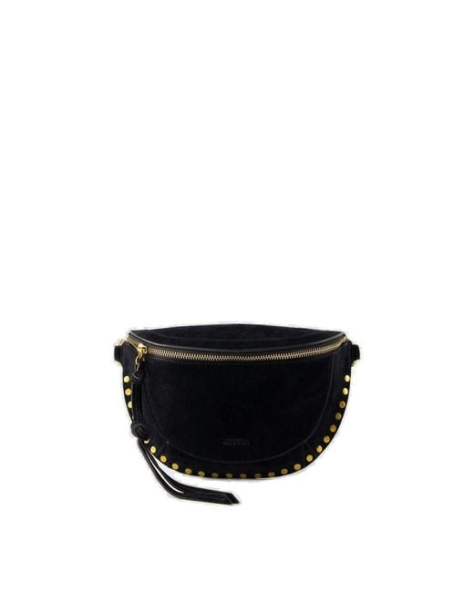 Isabel Marant Black Skano Zipped Belt Bag