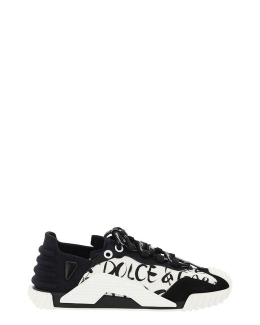 Dolce And Gabbana Ns1 Low Top Sneakers In Black Lyst 1422