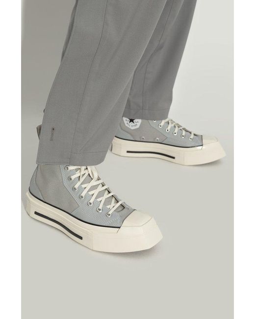 Converse White Platform High-Top Sneakers