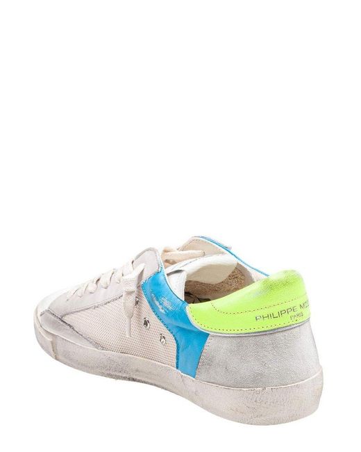 Philippe Model White Paris Prsx Lace-Up Sneakers for men