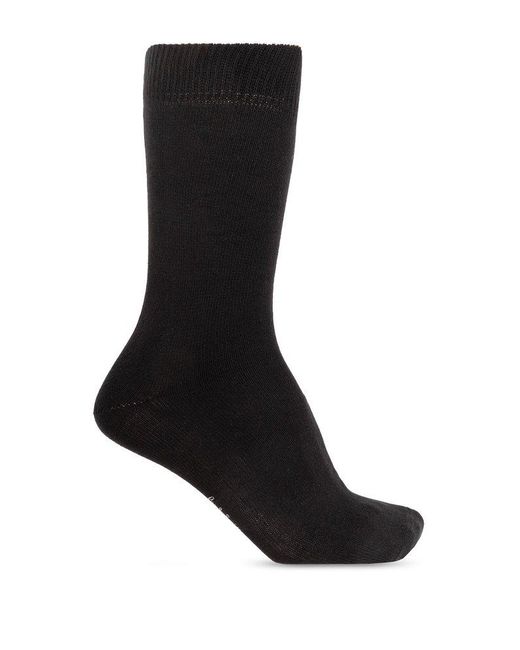 Paul Smith Black Socks In Organic Cotton, for men