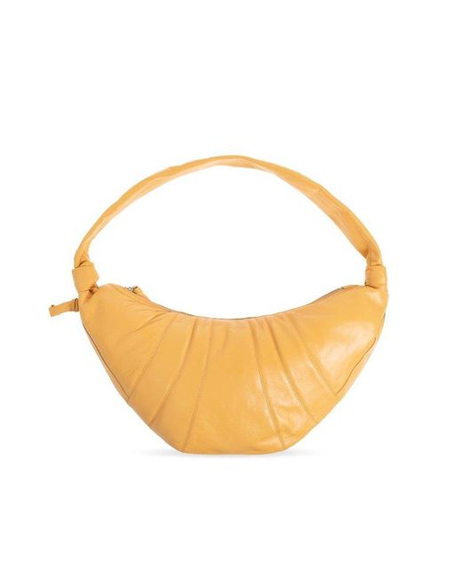 Lemaire Yellow 'croissant Large' Shoulder Bag,