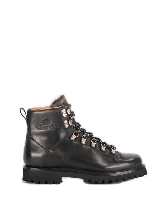 Church's Black Edelweiss Leather Ankle Boots for men