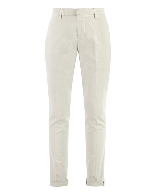 Dondup Natural Turn-up Brim Chino Trousers for men