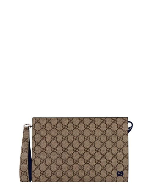 Gucci Gray Clutch for men