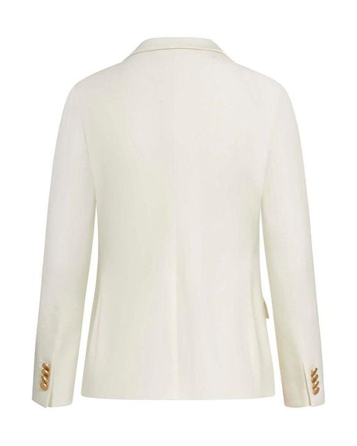 Tagliatore White Double-Breasted Tailored Suit