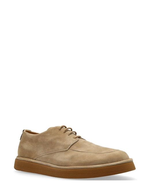 Giorgio Armani Brown Lace-up Derby Shoes for men