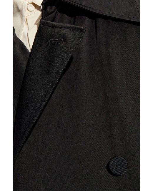 Jil Sander Black Long Vest, for men