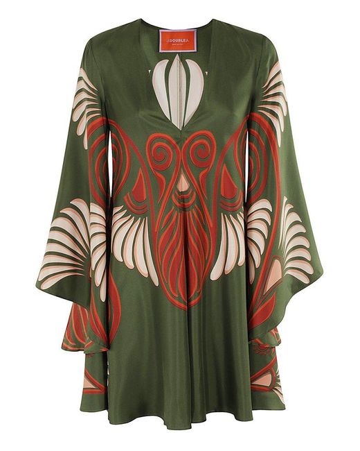 LaDoubleJ Green Mini Magnifico Dress