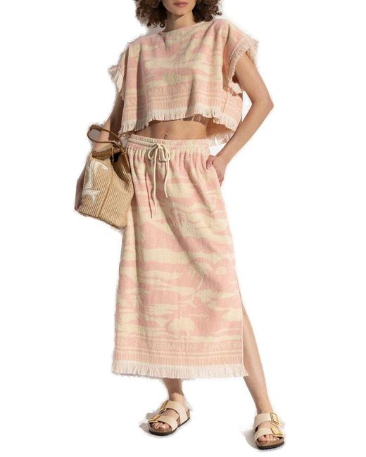 Zimmermann White Skirt From The Resort Swim 2025 Collection