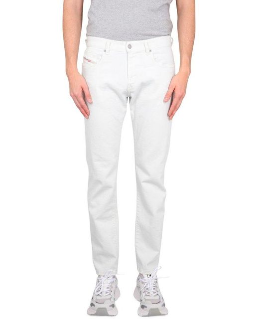 DIESEL White D-strukt Jeans for men