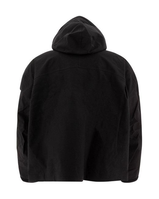 Acronym Black Asymmetrical Zip Jacket for men