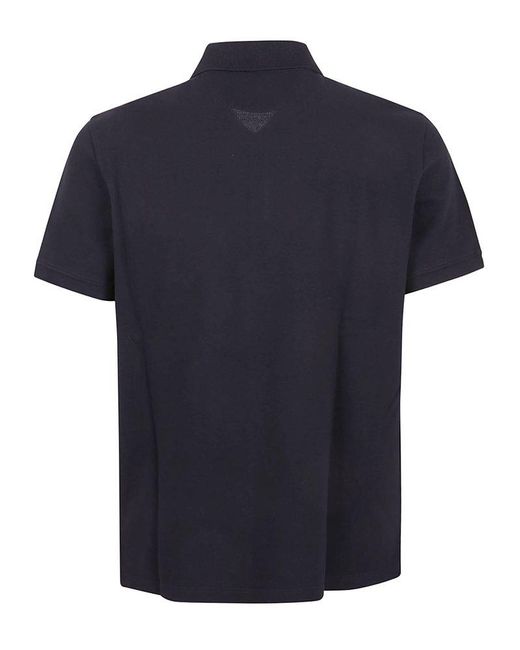 Valentino Blue Vlogo-detailed Polo Shirt for men