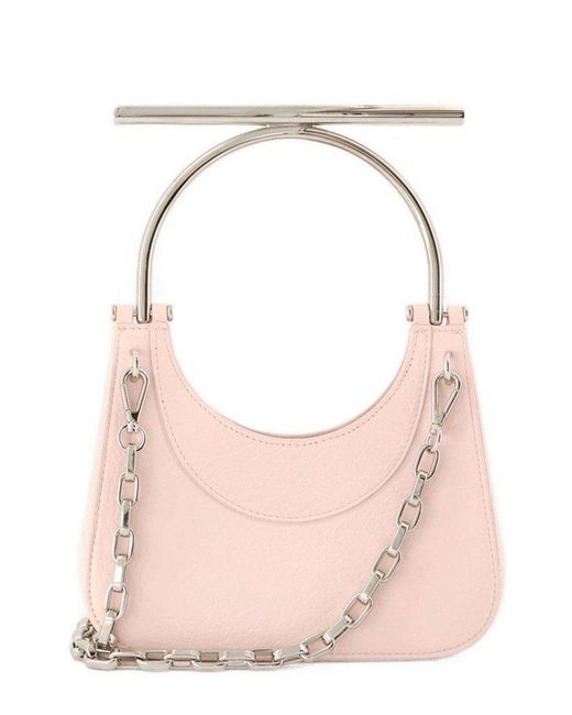 Alexander McQueen Pink Mini T-Bar Tote Bag