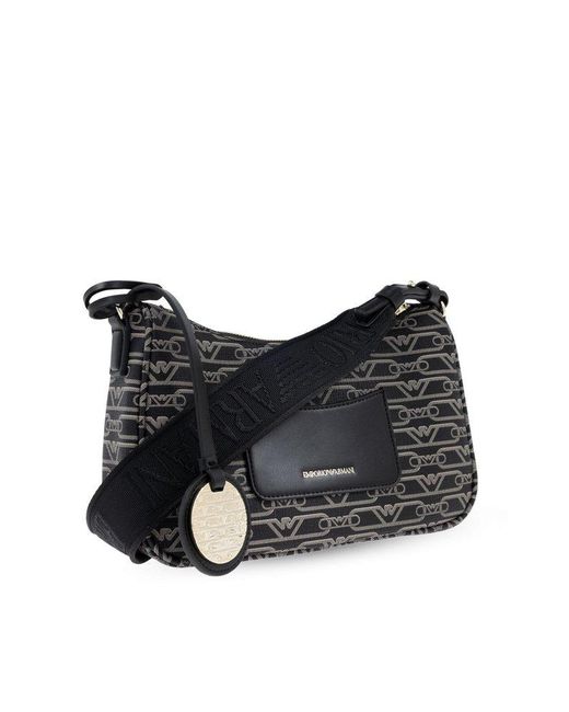 Emporio Armani Black Mini Borsa Shoulder Bag