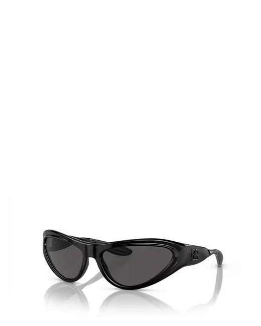 Dolce & Gabbana Black Cat-eye Frame Sunglasses