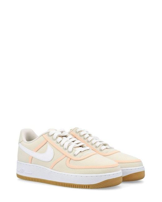 Nike White Air Force 1 Premium Lace-up Sneakers
