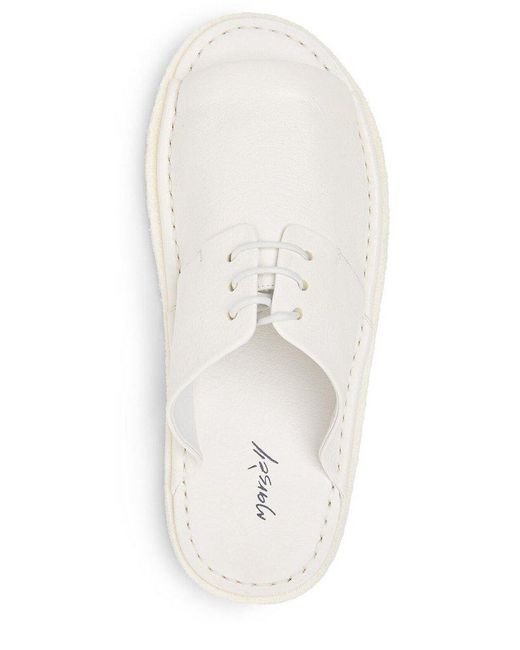 Marsèll White Sanpomice Lace-up Sandals for men