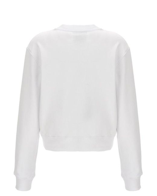 Moschino White '40 Years Of Love' Sweatshirt