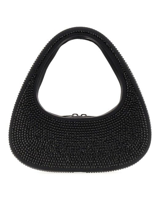 Coperni Black Swipe Zip-up Shoulder Bag