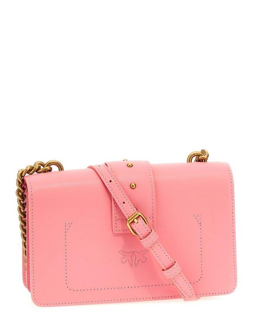 Pinko Pink Mini Love Bag One Simply Crossbody Bags