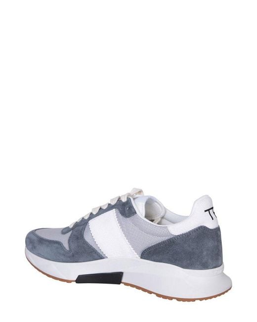 Tom Ford White A Jager Low-top Ssneakers for men