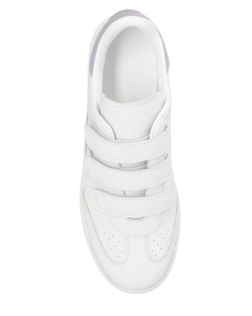 Isabel Marant White Beth Leather Sneaker