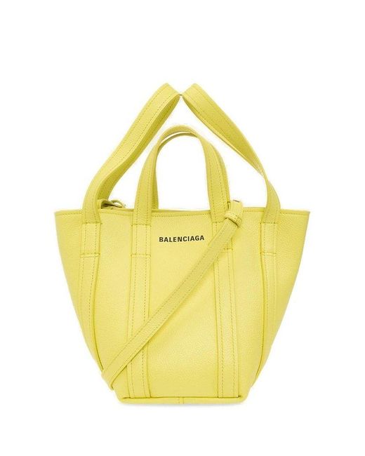 Balenciaga Everyday Xs North-south Tote Bag in Yellow | Lyst