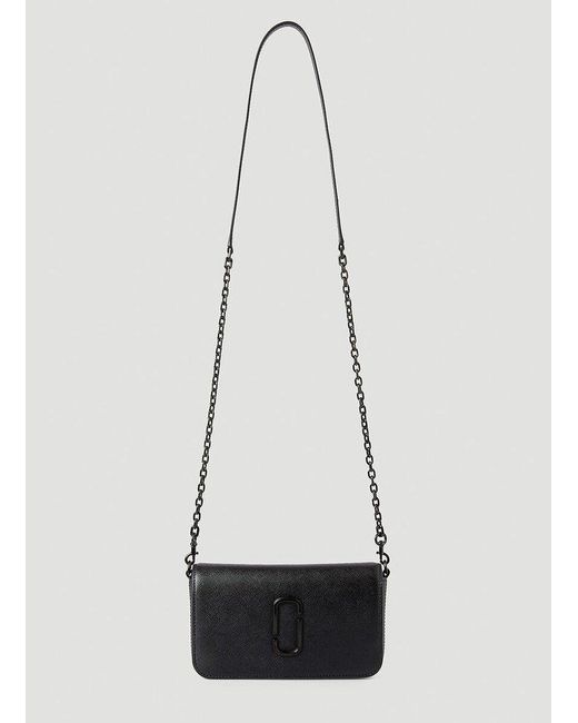 Marc Jacobs The Hotshot Chain-link Crossbody Bag in Black - Lyst