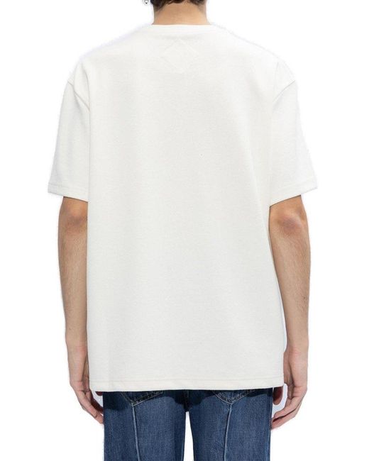 MCM White Patched T-shirt, for men