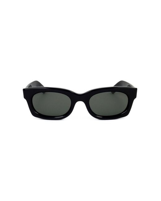 Retrosuperfuture Black Rectangle Frame Sunglasses