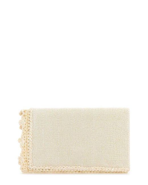J.W. Anderson Natural Crochet Knitted Clutch Bag