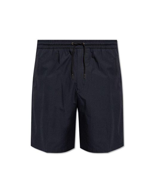 Paul Smith Blue Organic Cotton Shorts, ' for men