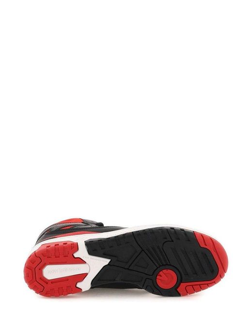 New Balance Red 650 High-Top Lace-Up Sneakers for men