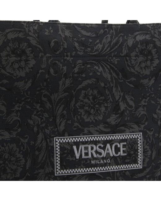 Versace Black Large Barocco 'Athena' Bag