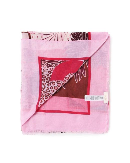 Liu Jo Pink Pattern-Printed Scarf