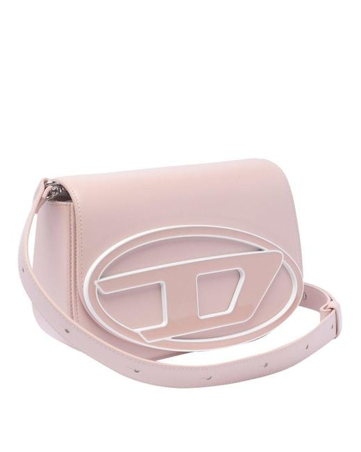 DIESEL Pink Medium 1dr Leather Shoulder Bag