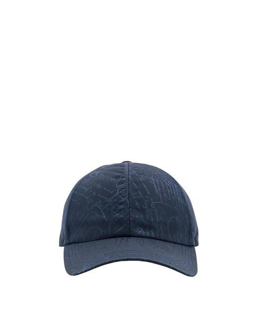 Berluti Blue Polyamide Hat for men