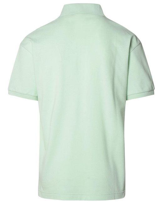 Palm Angels Green Polo Shirt for men