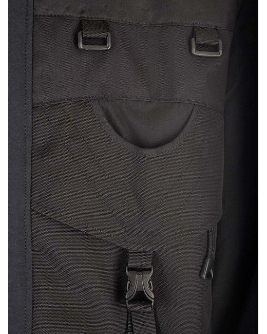 Junya Watanabe Built Inbackpack Hooded Parka in Black for Men Lyst