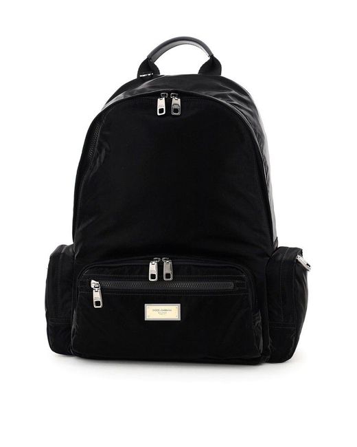 Dolce & Gabbana Synthetic Sicilia Dna Logo Tag Backpack in Black for ...
