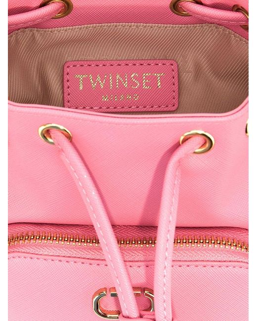 Twin Set Pink Portatutto Bucket Bag