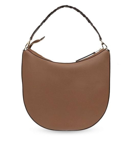 Paul Smith Brown Leather Hobo Shoulder Bag,