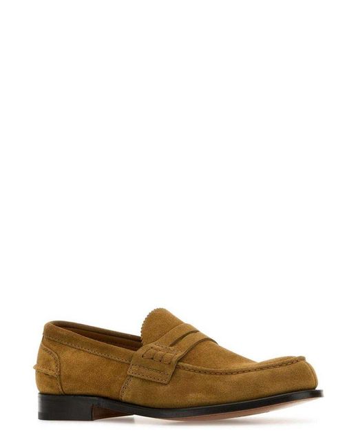 Church's Brown Pembrey Slip-On Penny Loafers for men