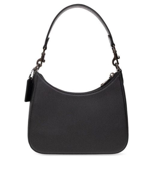 COACH Black Shoulder Bag With Logo