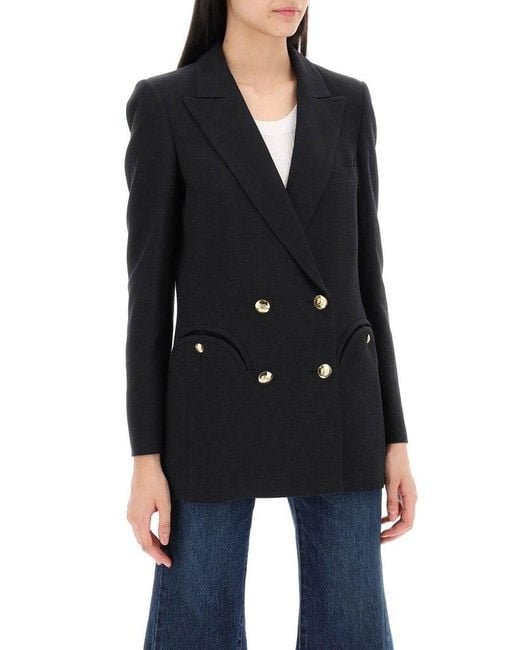 Blazé Milano Black Everyday Rox Star Double Breasted Blazer