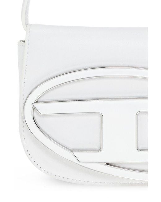 DIESEL White '1dr' Shoulder Bag,